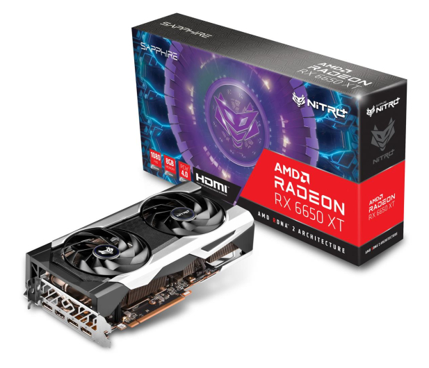 Sapphire Radeon RX 6650 XT NITRO GAMING OC 8GB GDDR6